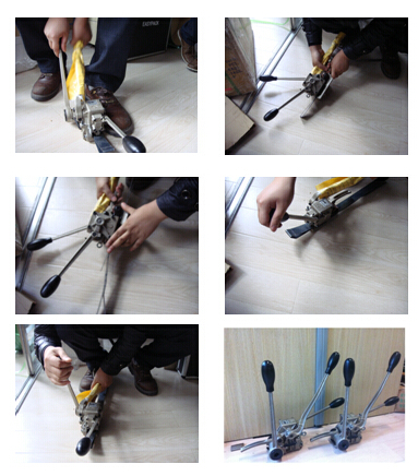 钢带免扣打包机